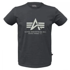 Alpha Industries Basic Alpha T-Shirt -Outdoor-Ausrüstungsgeschäft 100501 001 2