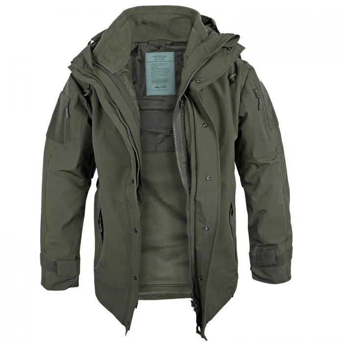 Mil-Tec Nässeschutzjacke M. Fleecejacke Gen. II 4 Mil-Tec Nässeschutzjacke M. Fleecejacke Gen. II – Bild 2