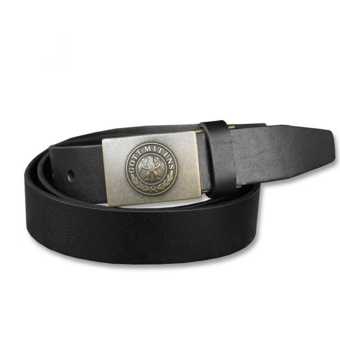 Mil-Tec RW Ledergürtel Schwarz 3 Mil-Tec RW Ledergürtel Schwarz