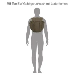 Mil-Tec BW Gebirgsrucksack Mit Lederriemen -Outdoor-Ausrüstungsgeschäft 14016 101 4