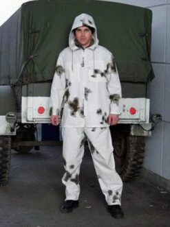 Mil-Tec Bundeswehr Schneetarnanzug Schneetarn