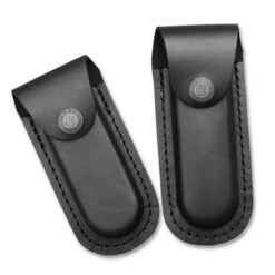 Herbertz Messer Lederetui M. Gürtelschlaufe Schwarz