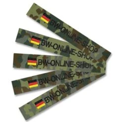 Namensstreifen Mit Klett 5er-Satz Flagge