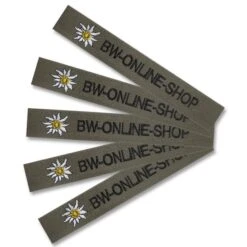 Namensstreifen Mit Klett 5er-Satz Edelweiß