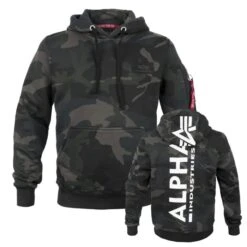 Alpha Industries Back Print Hoody -Outdoor-Ausrüstungsgeschäft a178318 125 2023