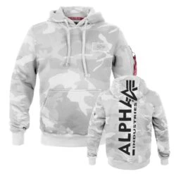 Alpha Industries Back Print Hoody -Outdoor-Ausrüstungsgeschäft a178318 385 2023