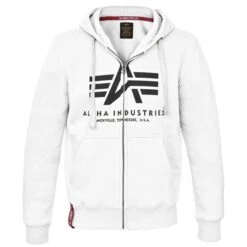 Alpha Industries Basic Zip Hoody Kapuzen Jacke (Sale) -Outdoor-Ausrüstungsgeschäft a178325 009