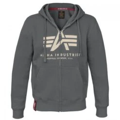 Alpha Industries Basic Zip Hoody Kapuzen Jacke (Sale) -Outdoor-Ausrüstungsgeschäft a178325 136 1