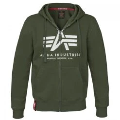 Alpha Industries Basic Zip Hoody Kapuzen Jacke (Sale) -Outdoor-Ausrüstungsgeschäft a178325 142