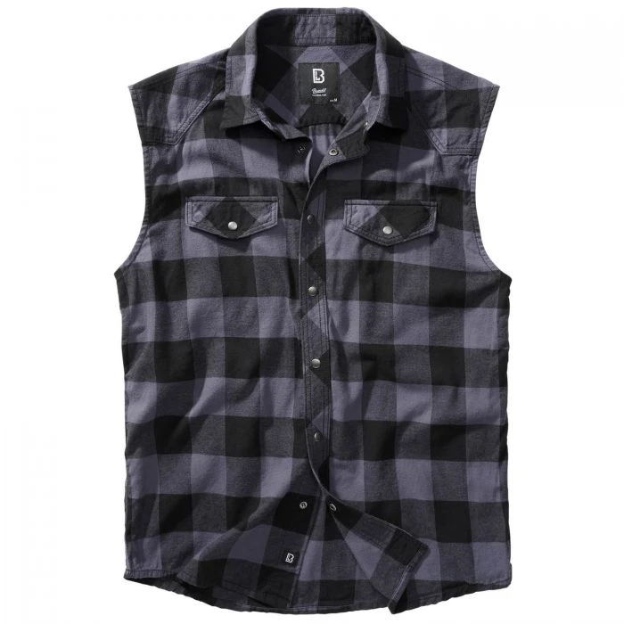 Brandit Checkshirt Sleeveless 3 Brandit Checkshirt Sleeveless