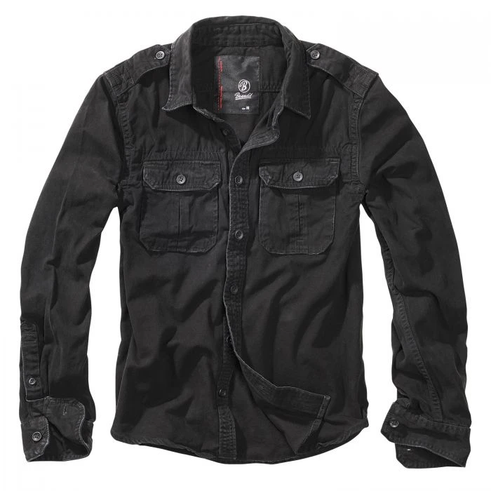 Brandit Vintage Shirt Longsleeve 4 Brandit Vintage Shirt Longsleeve – Bild 2