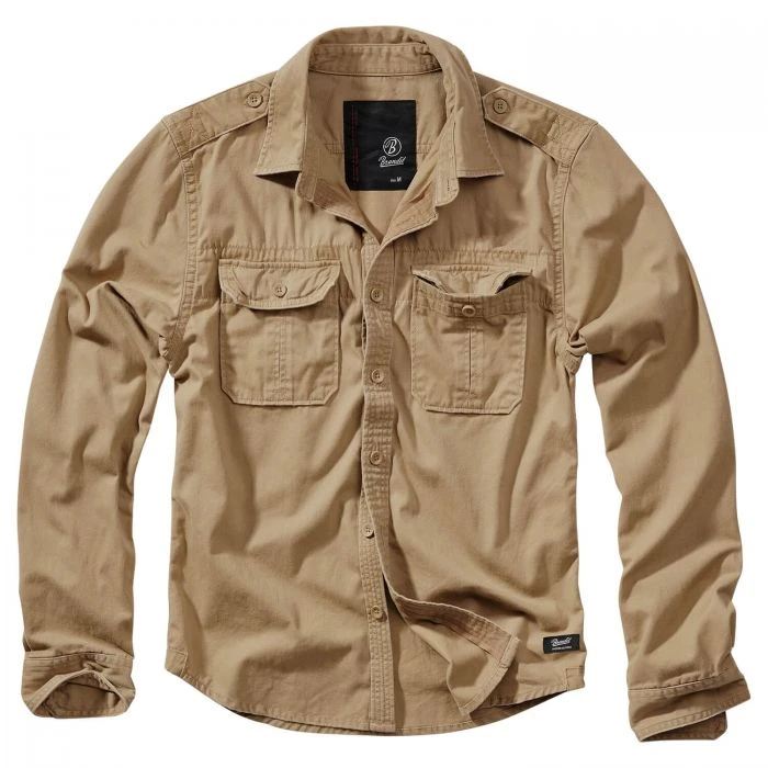 Brandit Vintage Shirt Longsleeve 5 Brandit Vintage Shirt Longsleeve – Bild 3