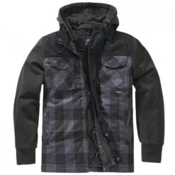 Brandit Jervis Checked Hooded Jacket (Sale) -Outdoor-Ausrüstungsgeschäft b9533 205