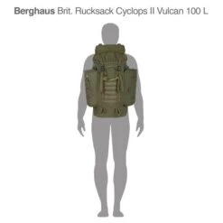 Berghaus Brit. Rucksack Typ Cyclops II Vulcan 100 Liter Original Gebraucht -Outdoor-Ausrüstungsgeschäft bh9140 353 2 3
