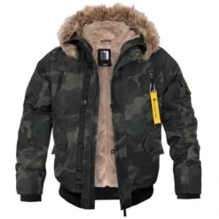 Aircraft Bomberjacke Mit Teddyfutter -Outdoor-Ausrüstungsgeschäft bw9704 004