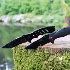 Herbertz Einhandmesser Black Steel -Outdoor-Ausrüstungsgeschäft hb225 812 2 1