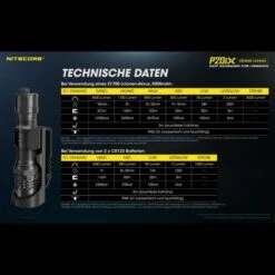 Nitecore LED Taschenlampe P20iX - 4000 Lumen -Outdoor-Ausrüstungsgeschäft nc p20ix 1